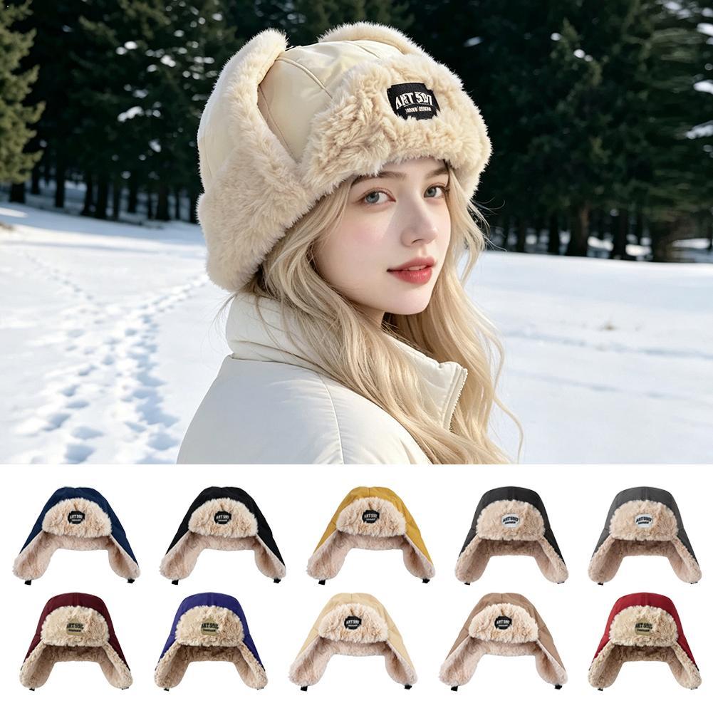 Trapper Hat Ear Flap - Topi Trapper Berlapis Bulu Imitasi Musim