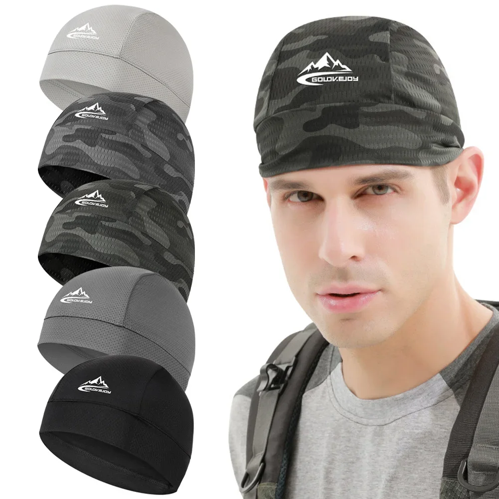 Skull Cap Helmet Liner - Topi bersepeda musim panas Breathable, topi