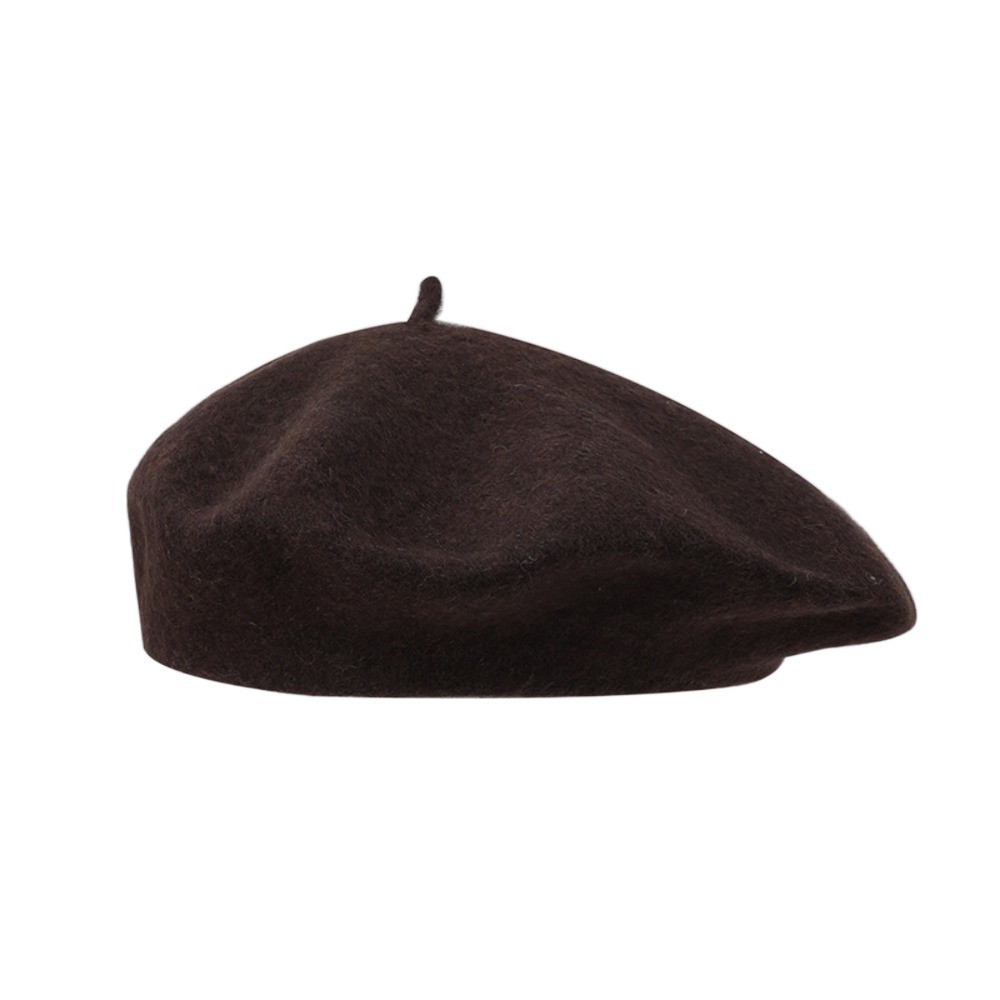 Beret French Wool - Topi Baret Wol Musim Dingin Hangat