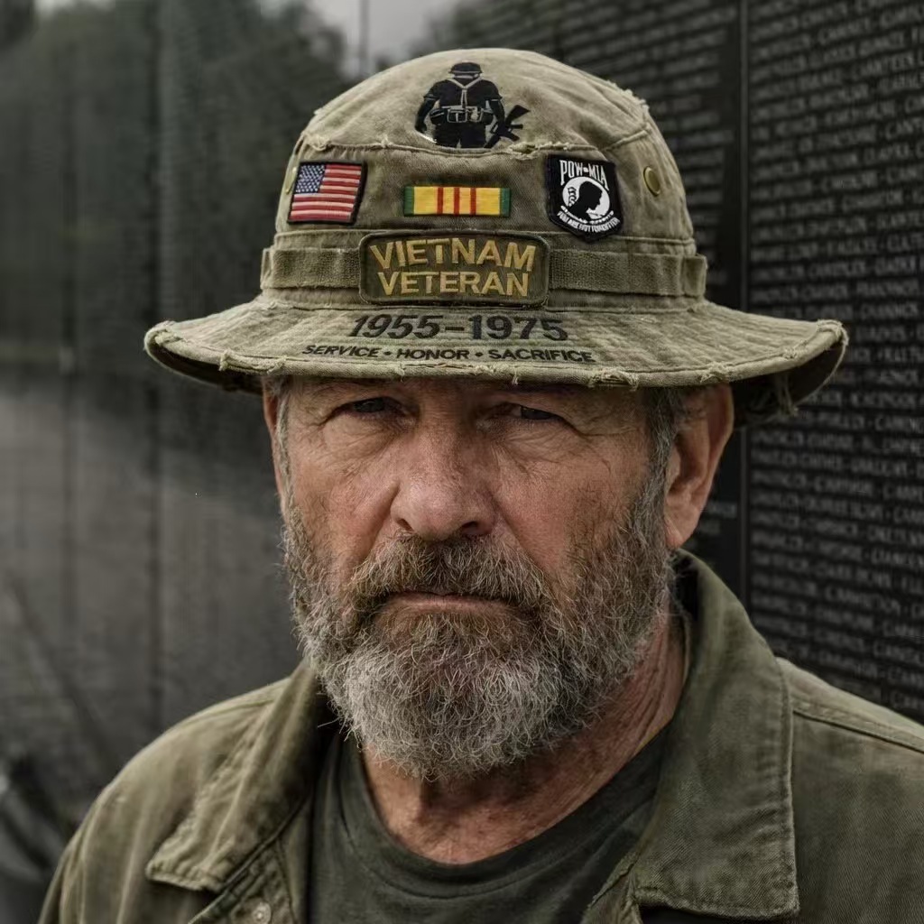 Boonie Hat Tactical - Topi Boonie Penghormatan Veteran Vietnam Topi