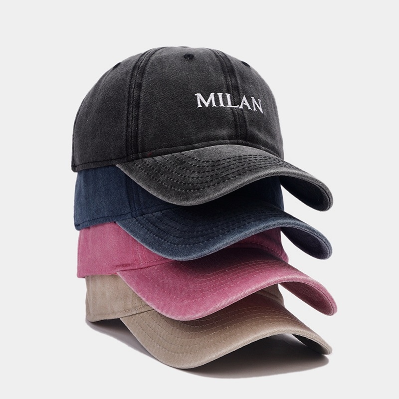 Dad Hat Cotton - Topi Bisbol Katun Vintage yang Dapat