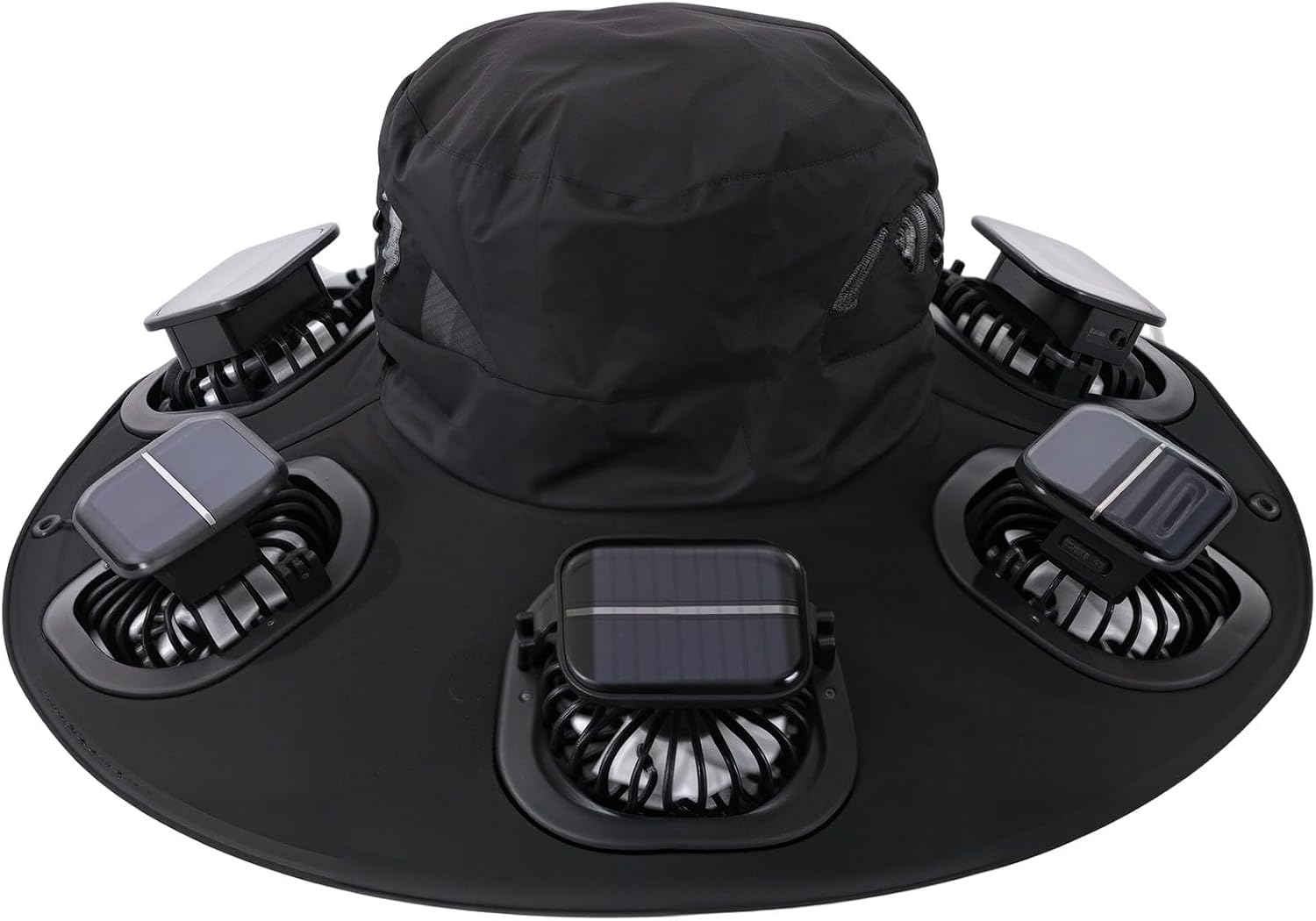 Sun Hat Wide Brim - Topi Kipas Tenaga Surya Hot 6