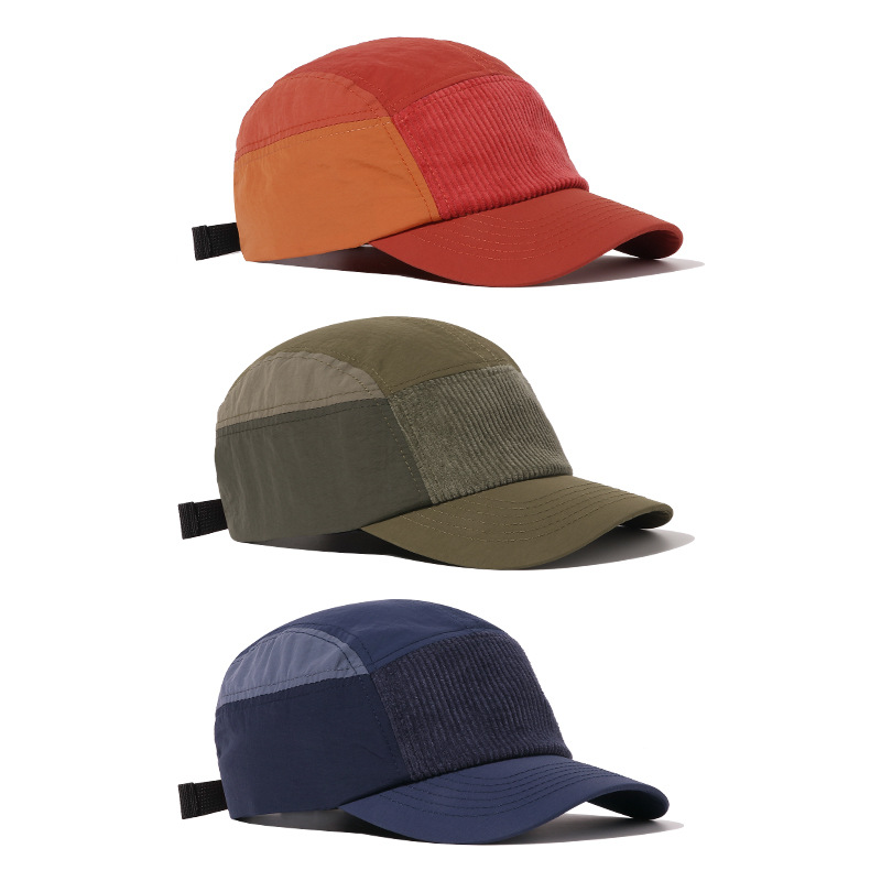Corduroy Cap 5 Panel - Topi Bisbol 5 Panel Ringan Uniseks
