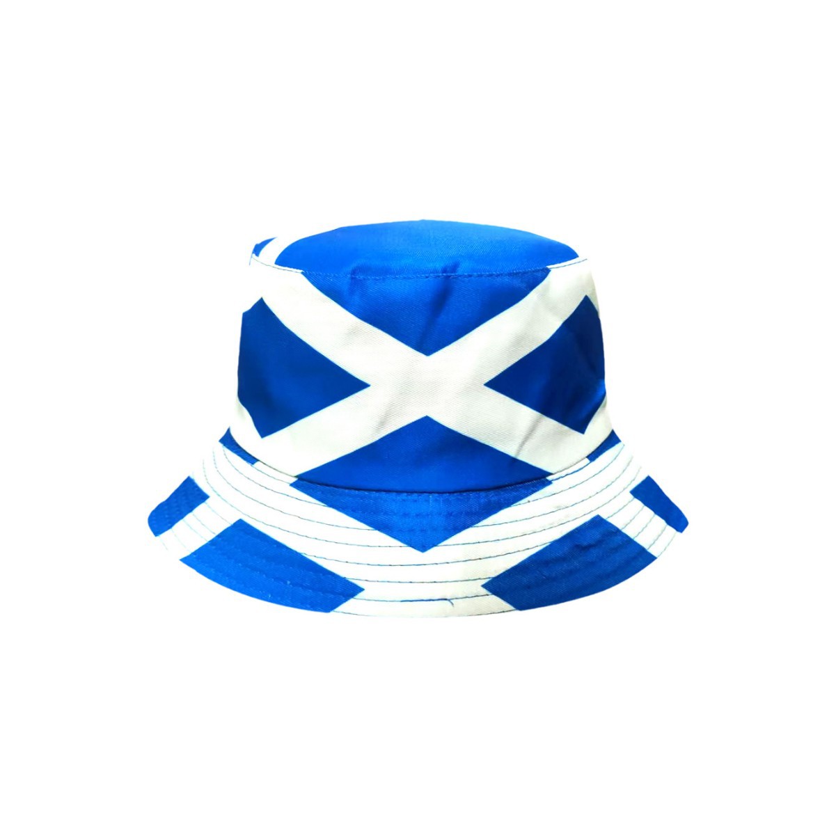 Bucket Hat Cotton - Topi Bucket Cetak Bendera Piala Sepak