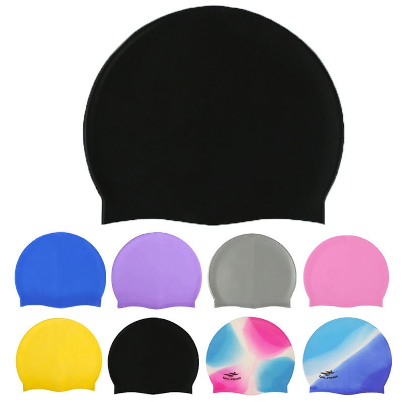 Swim Hat Silicone - Topi renang silikon tahan air pria