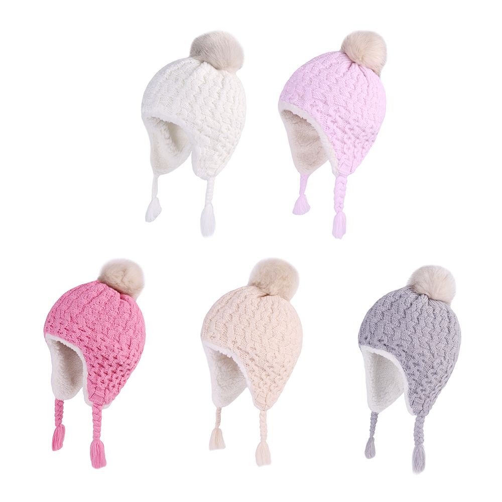Trapper Hat Ear Flap - Topi rajut bayi balita laki-laki dan