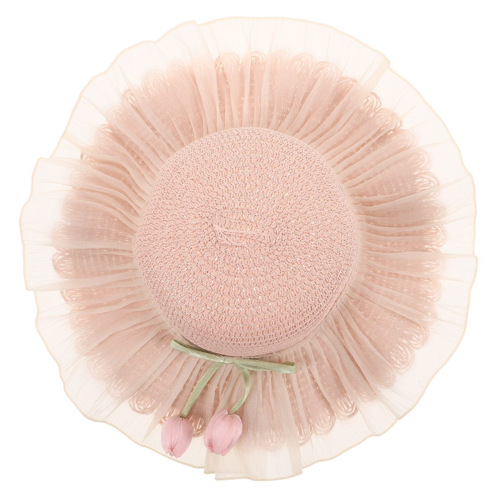 Sun Hat Wide Brim - Topi Jerami Musim Panas untuk Anak