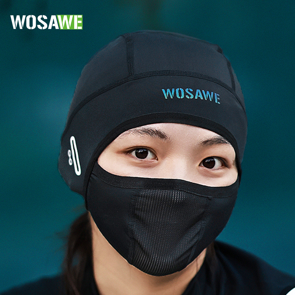 Skull Cap Helmet Liner - WOSAWE Topi Tengkorak Bersepeda Balaclava Bernapas