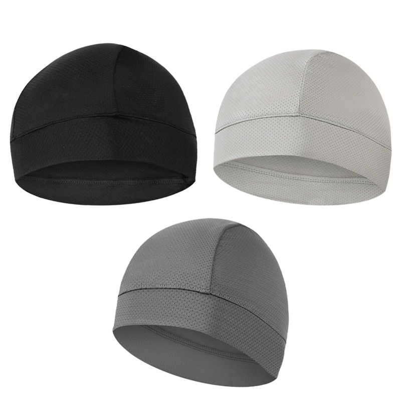 Skull Cap Helmet Liner - Topi Beanie Tengkorak Jaring Bersirkulasi Tipis