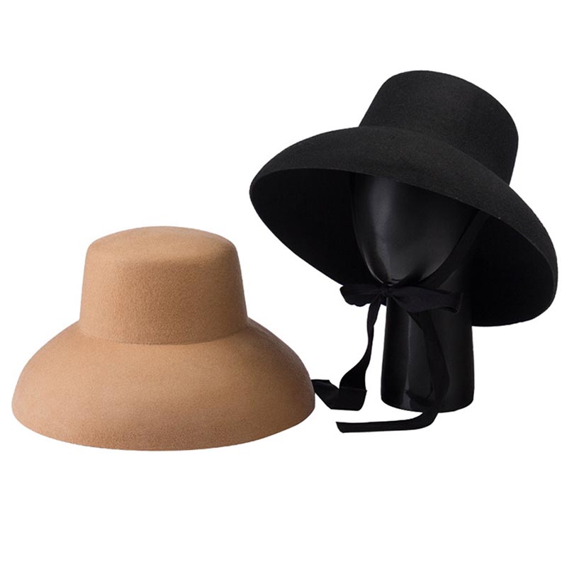 Topi Wol Murni Gaya Retro Ping - Fedora Hat Wool ulasan dan harga