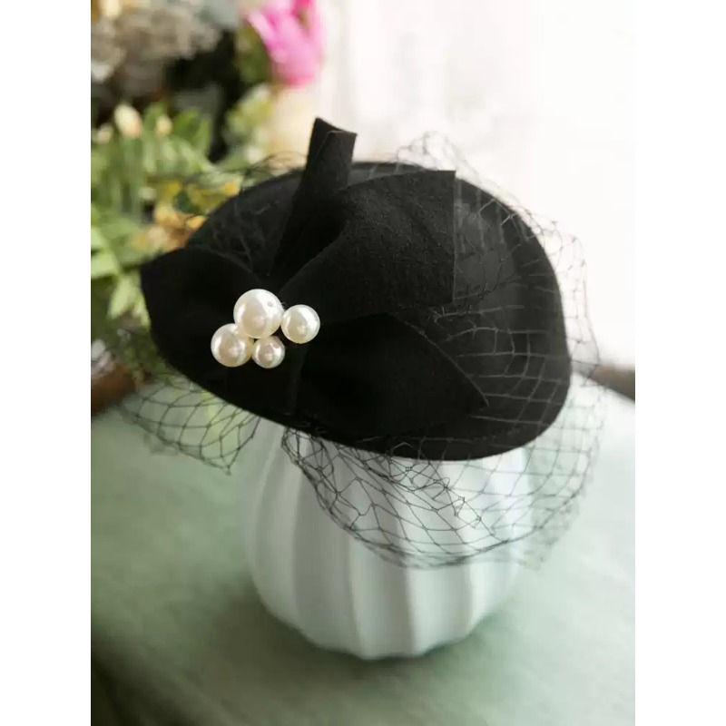Topi Baret Jaring Vintage Ingg - Beret French Wool ulasan dan harga