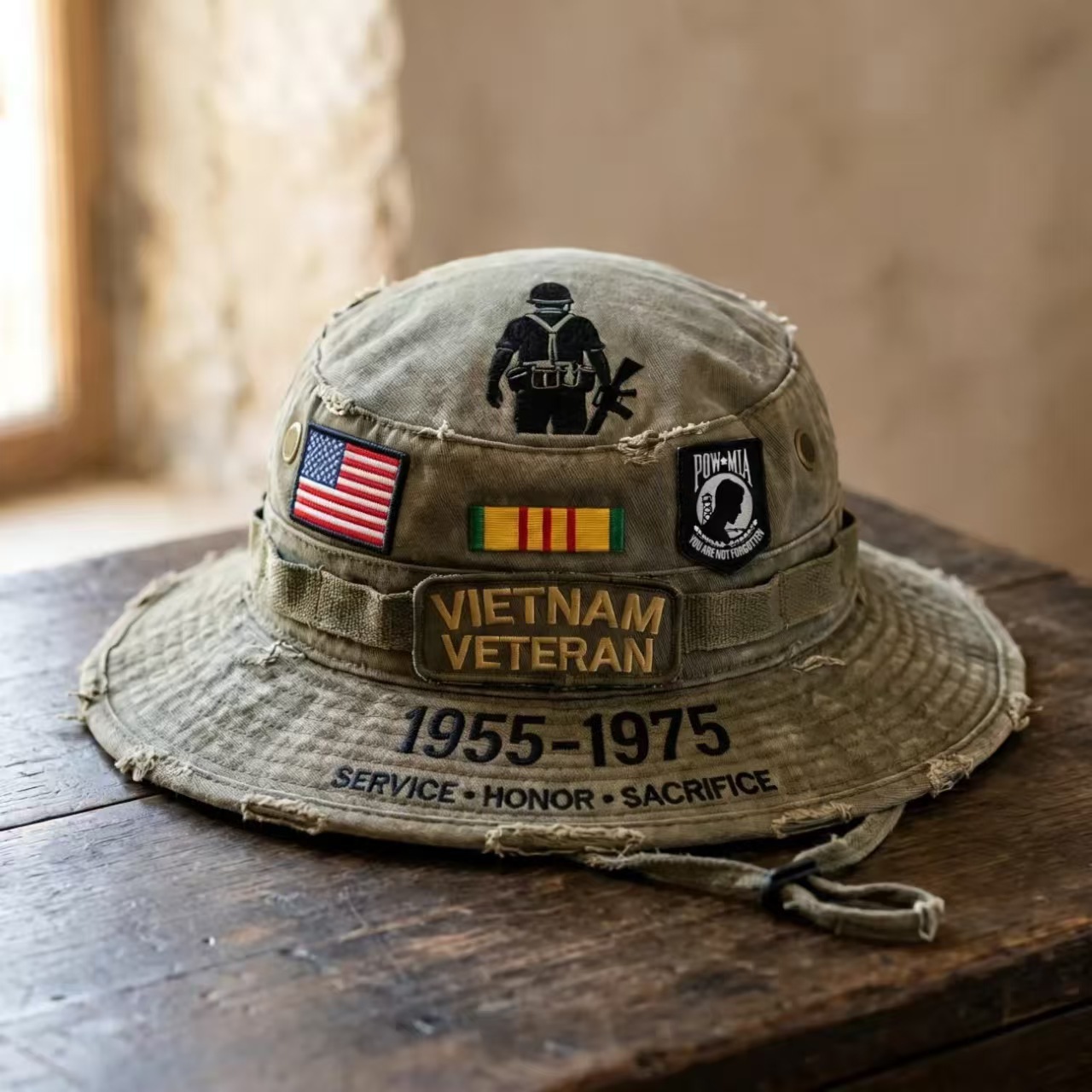 Topi Boonie Penghormatan Veter - Boonie Hat Tactical ulasan dan harga