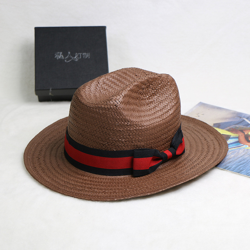 Topi Jerami Tenun Tangan Gaya  - Cowboy Hat Straw ulasan dan harga