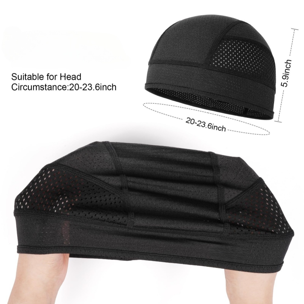 Topi Beanie Ventilasi Tipis Ja - Skull Cap Helmet Liner ulasan dan harga
