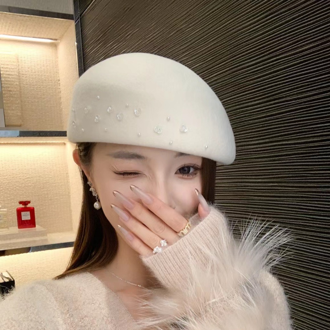 Baret wol masuk Prancis, baret - Beret French Wool ulasan dan harga