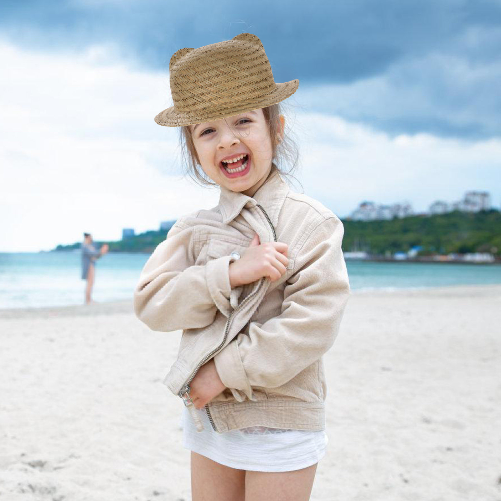 Topi Jerami Anak dengan Pinggi - Sun Hat Wide Brim ulasan dan harga