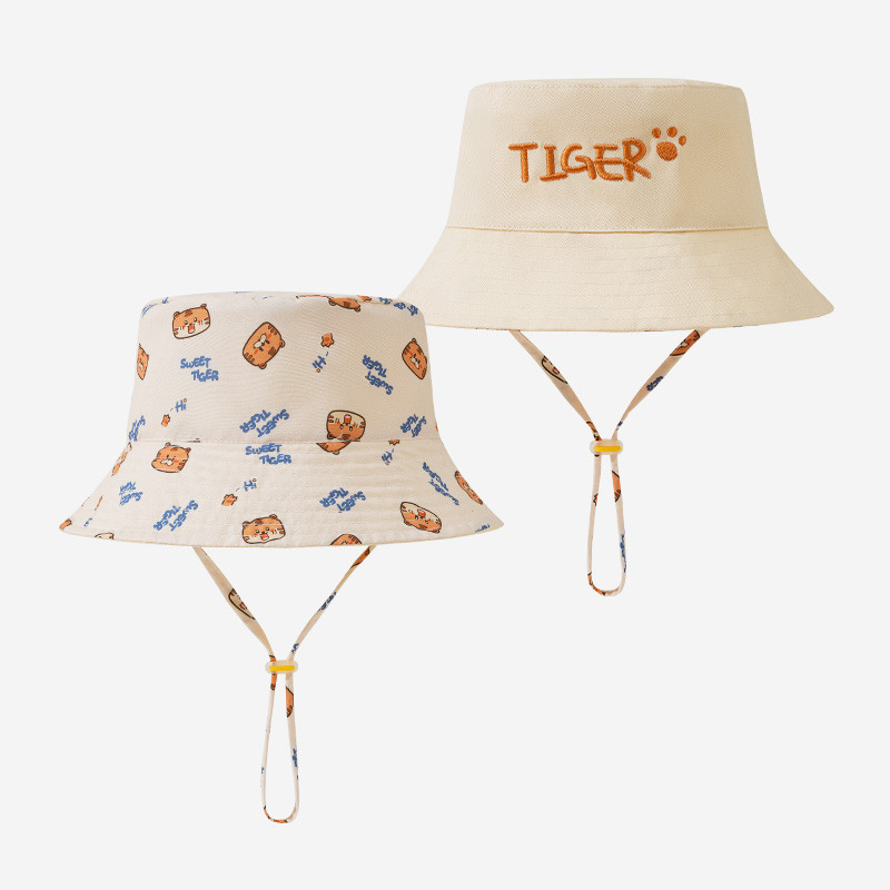 Topi ember bayi bordir huruf,  - Bucket Hat Cotton ulasan dan harga