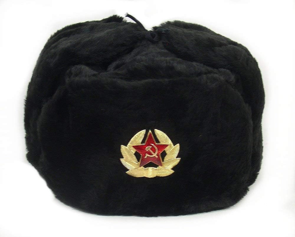 Topi Rusia Lencana Militer Ang - Trapper Hat Ear Flap ulasan dan harga