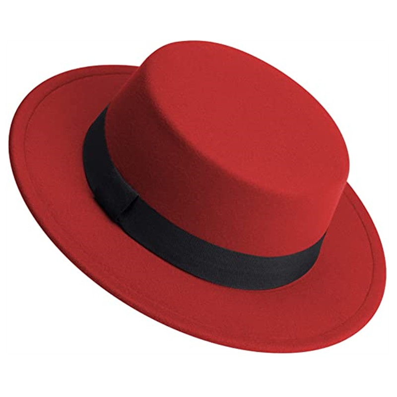 Topi Fedora Putih Pria Wanita, - Fedora Hat Wool ulasan dan harga