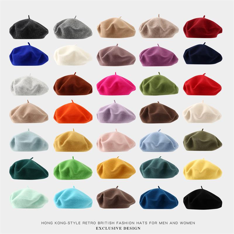 Baret Ukuran Besar Wanita Bare - Beret French Wool ulasan dan harga