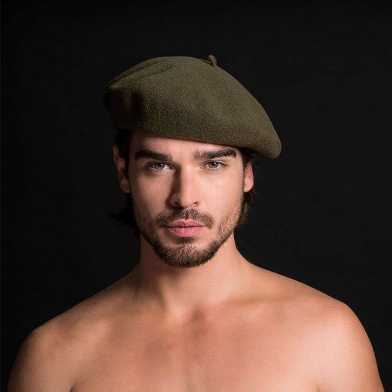 Topi Baret Seragam Wol Pria Wa - Beret French Wool ulasan dan harga