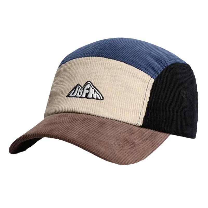 Topi Visor Pria Wanita 5 Panel - Corduroy Cap 5 Panel ulasan dan harga
