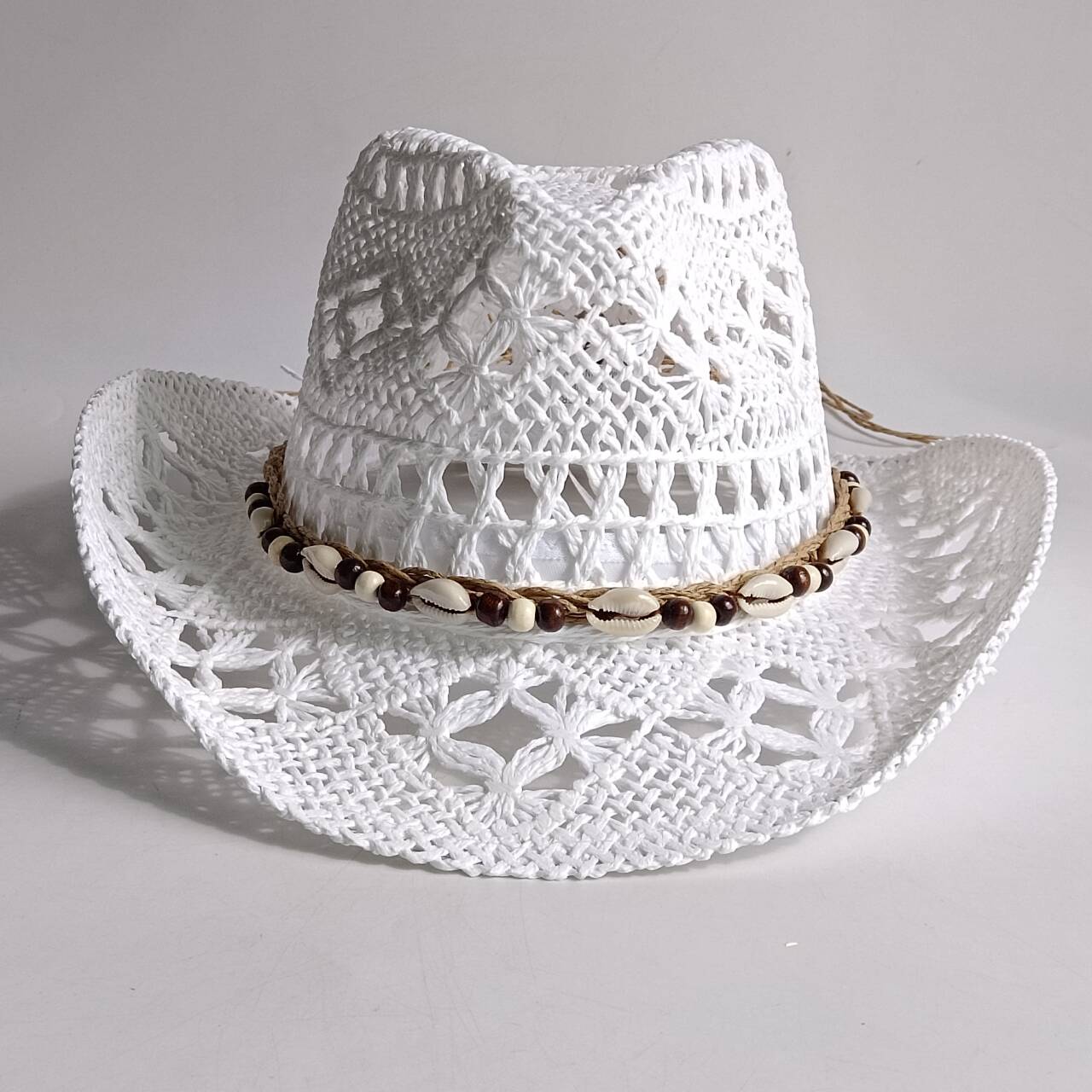 Topi Jerami Musim Panas Pantai - Cowboy Hat Straw ulasan dan harga