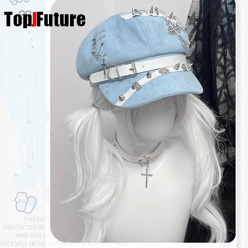 Topi Oktagonal Harajuku Wanita - Dad Hat Cotton ulasan dan harga