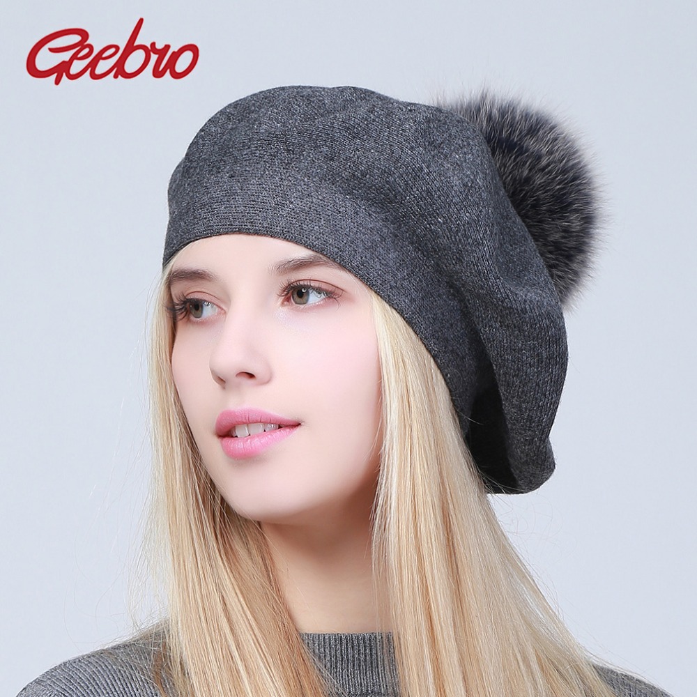 Topi Baret Wanita Geebro Baret - Beret French Wool ulasan dan harga