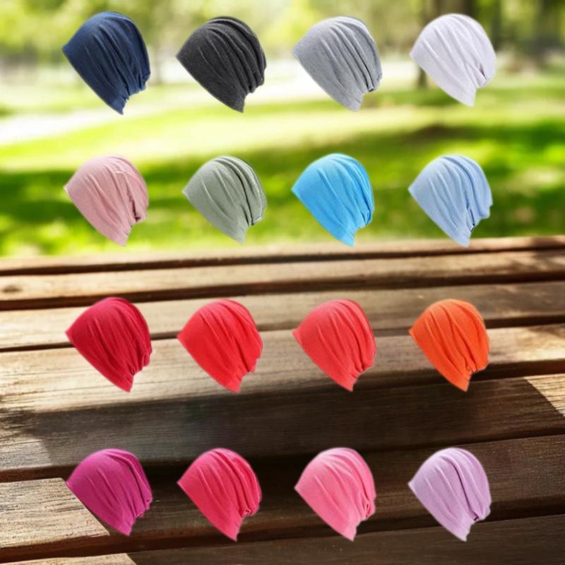 1 Buah Topi Beanie Katun Santa - Running Cap Lightweight ulasan dan harga