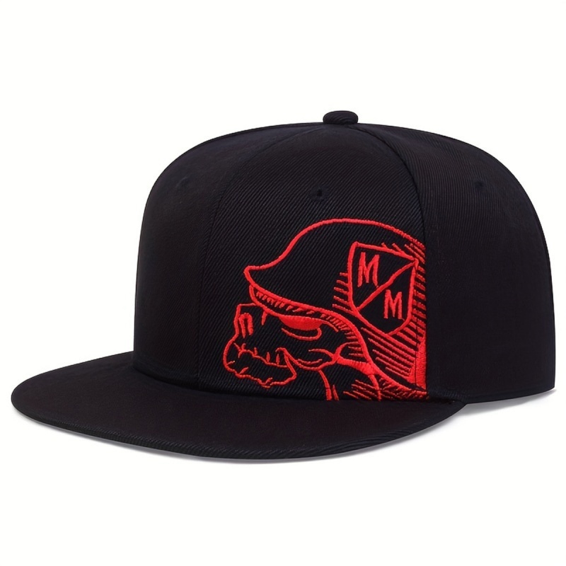 Topi Bisbol Bordir Kerangka Un - Snapback Hat Flat ulasan dan harga