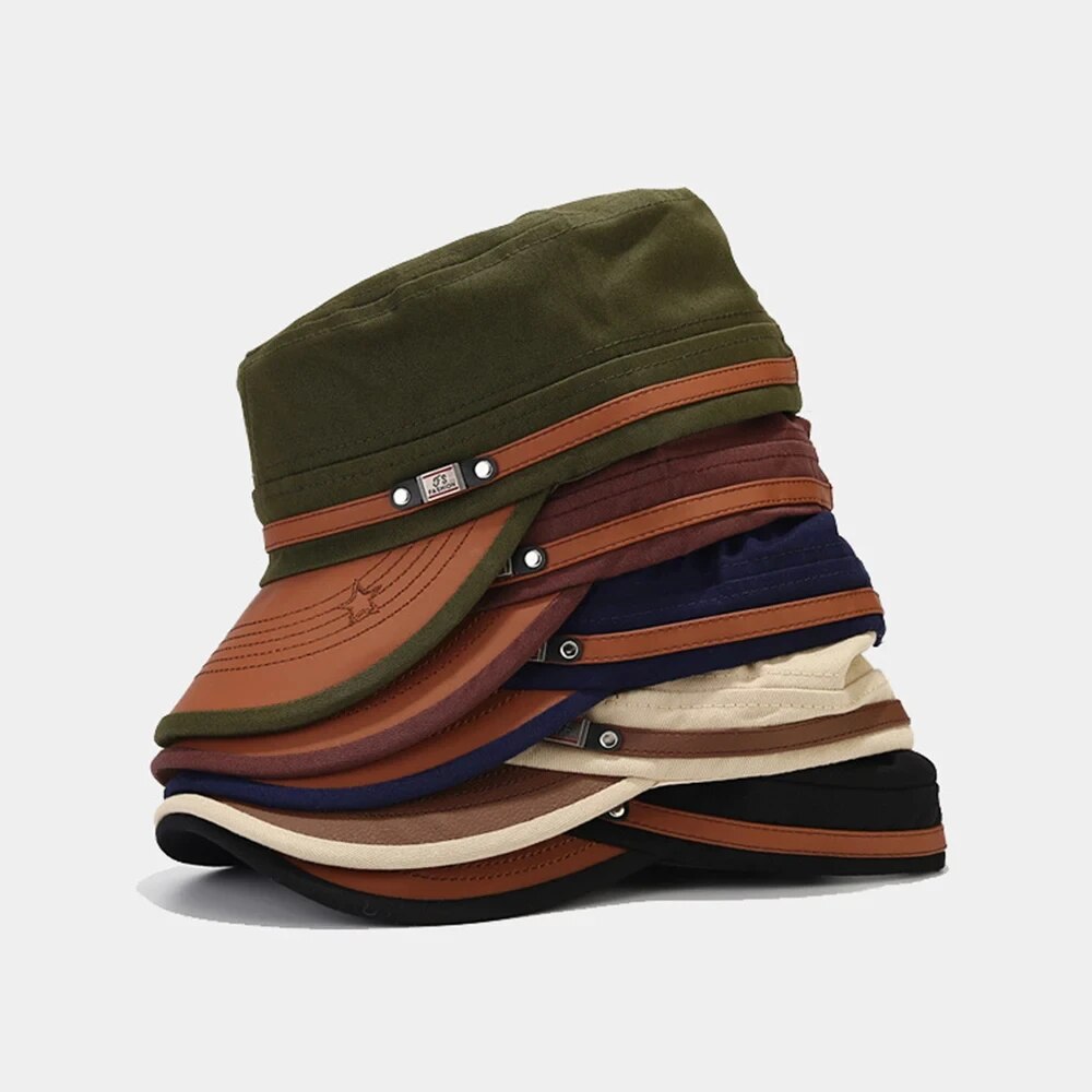 Topi Cadet kasual pria, topi b - Dad Hat Cotton ulasan dan harga