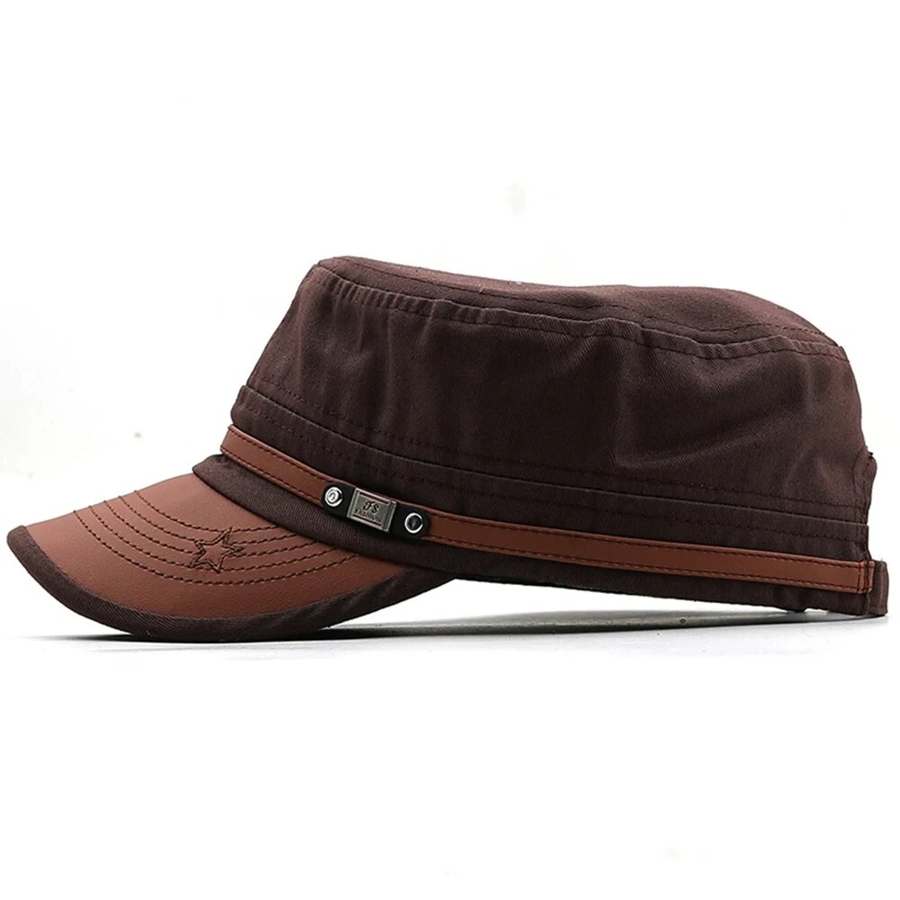 Topi Cadet kasual pria, topi b - Dad Hat Cotton ulasan dan harga