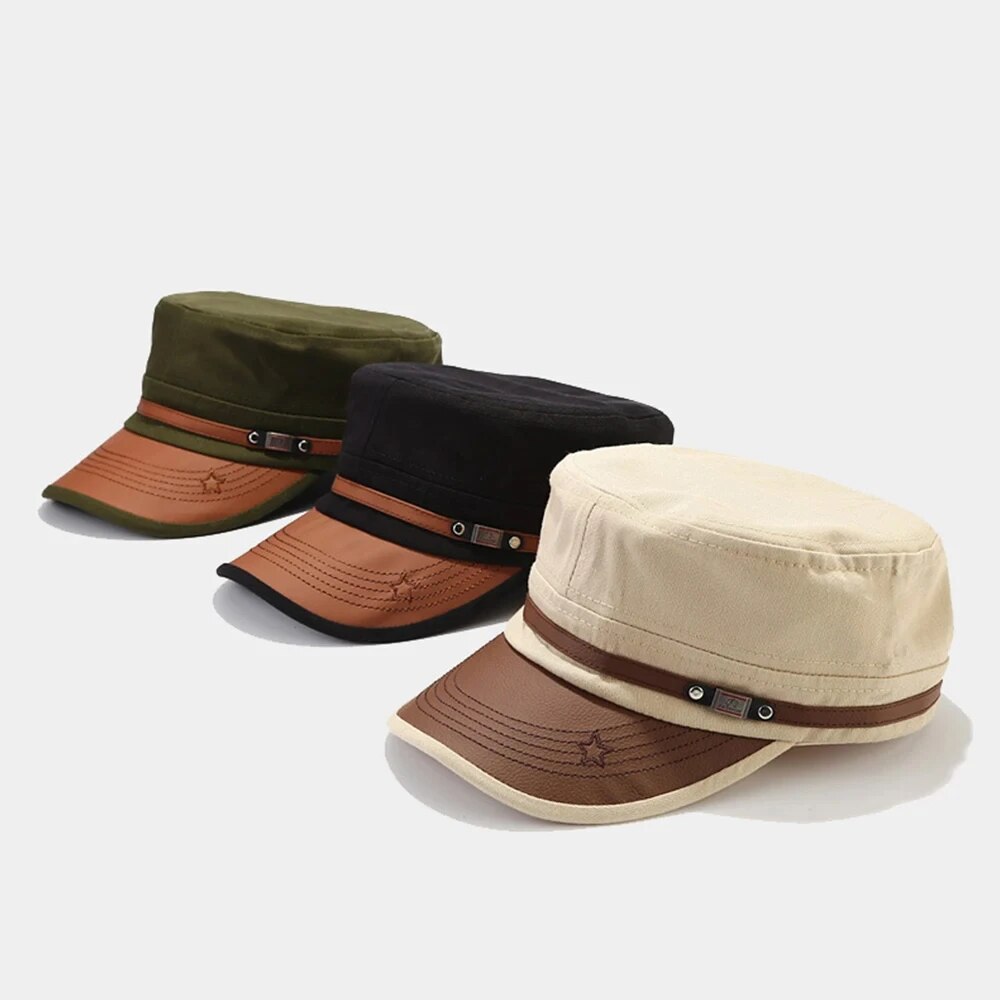Topi Cadet kasual pria, topi b - Dad Hat Cotton ulasan dan harga
