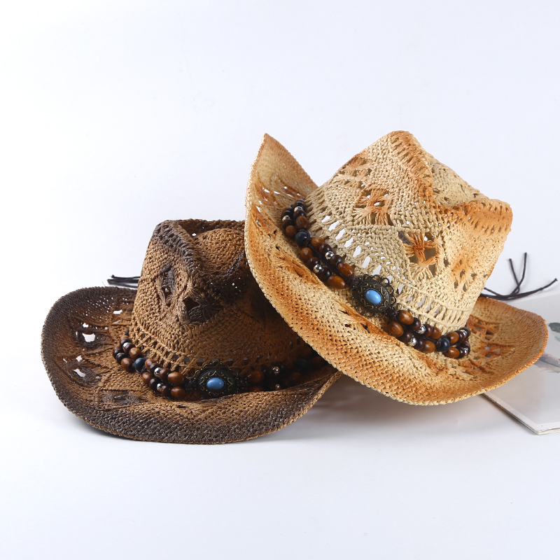 Topi Jerami Koboi Retro Spanyo - Cowboy Hat Straw ulasan dan harga