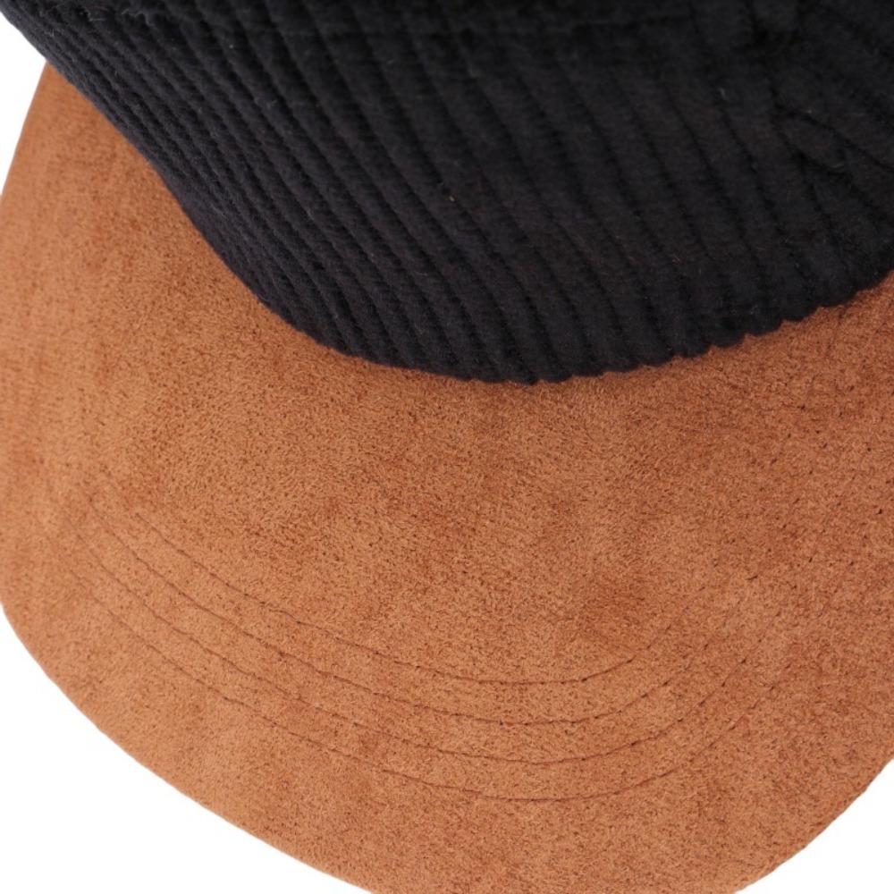 Topi Baseball Retro Kasual Ber - Corduroy Cap 5 Panel ulasan dan harga
