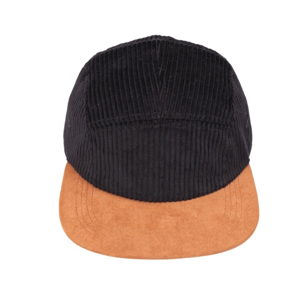 Topi Baseball Retro Kasual Ber - Corduroy Cap 5 Panel ulasan dan harga