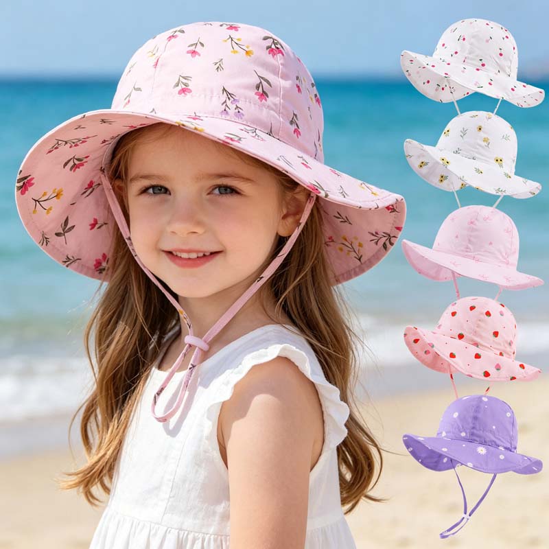 Topi Anak Perempuan 2026 Topi  - Bucket Hat Cotton ulasan dan harga
