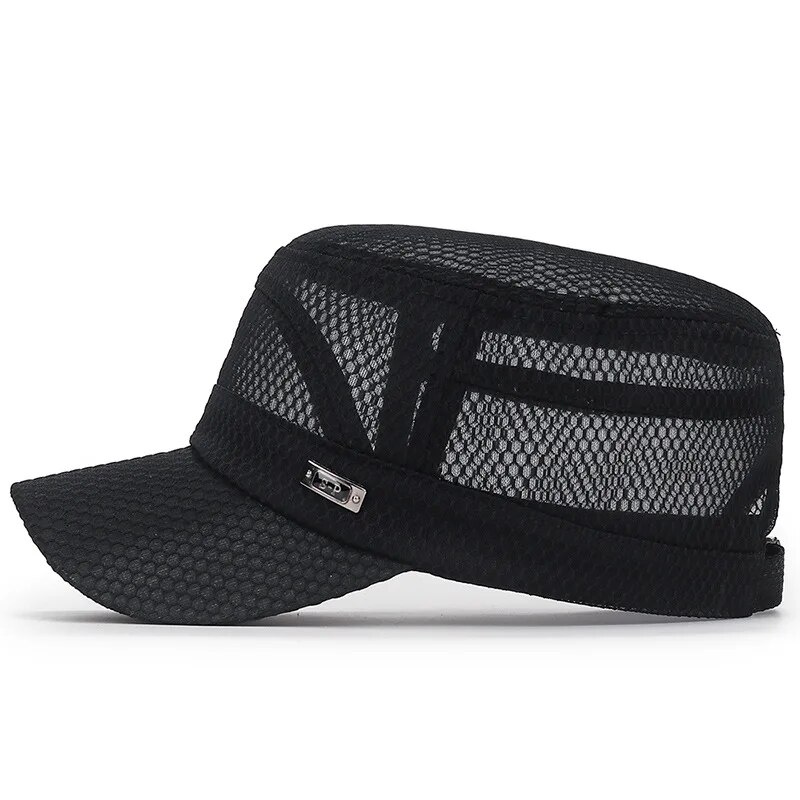 Topi Flat Berbahan Besi Baru d - Snapback Hat Flat ulasan dan harga