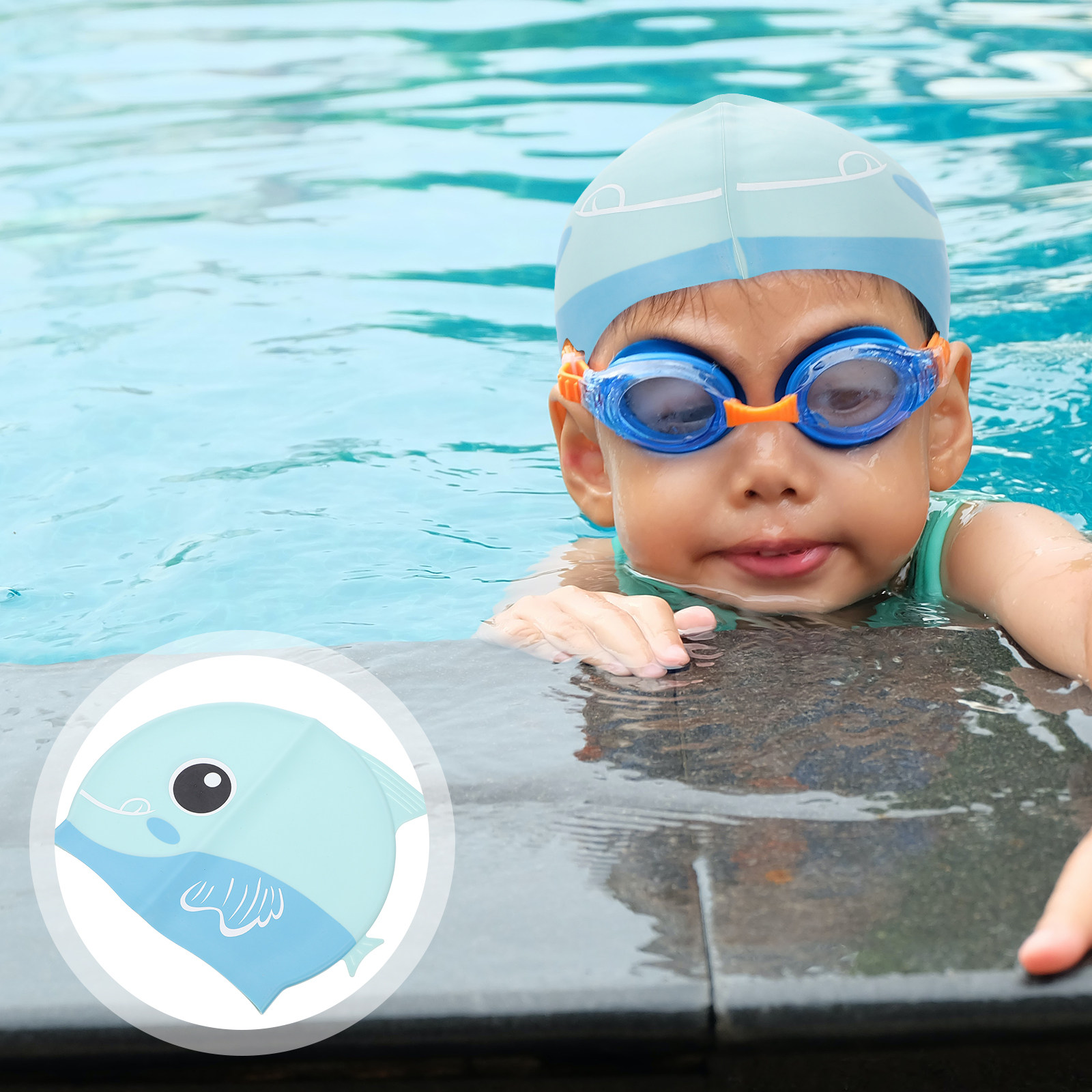 Topi Renang Silikon Topi Anak  - Swim Hat Silicone ulasan dan harga