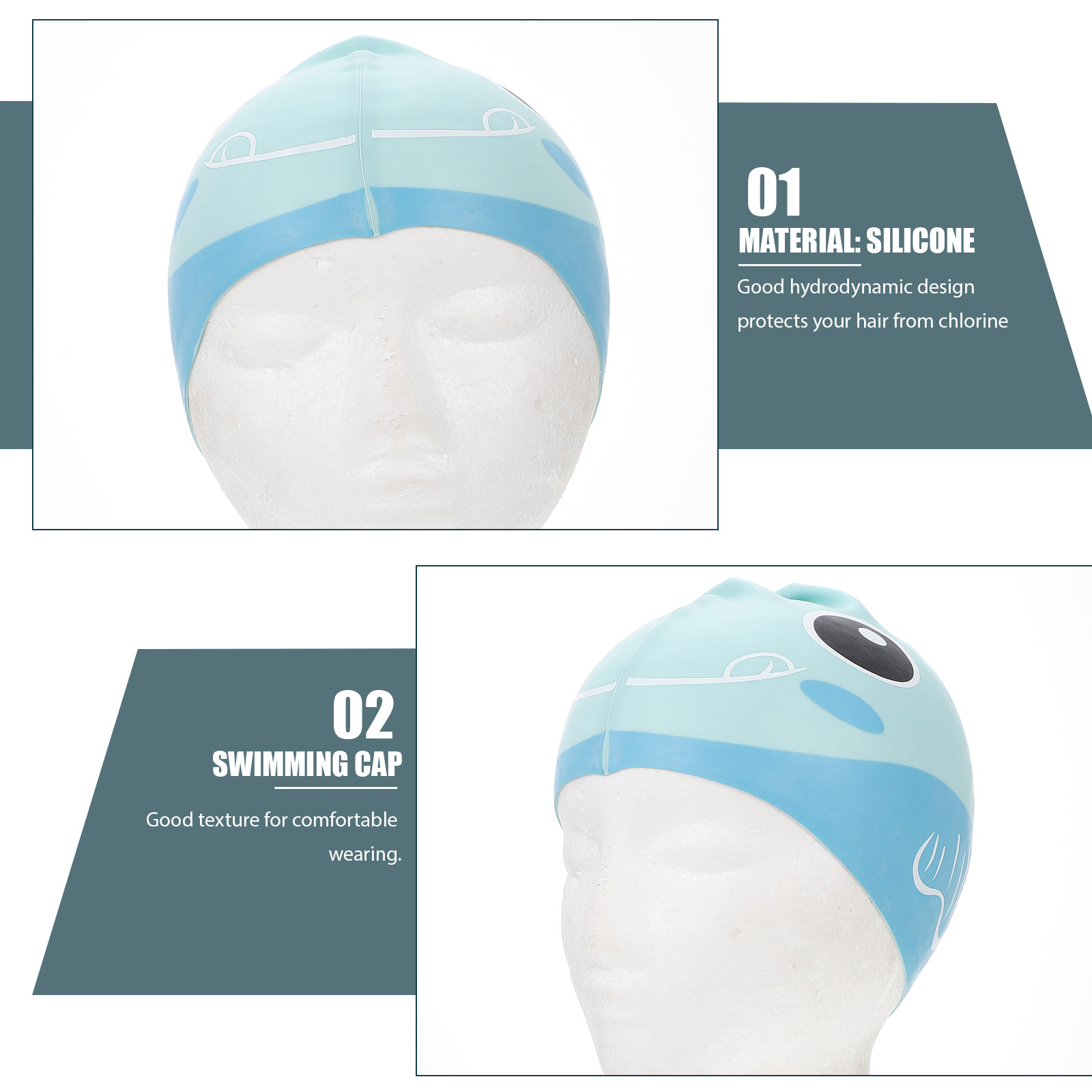 Topi Renang Silikon Topi Anak  - Swim Hat Silicone ulasan dan harga