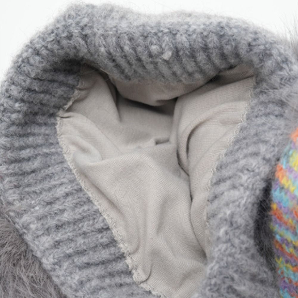 Topi kupluk rajutan retro deng - Beanie Cuffed Knit ulasan dan harga