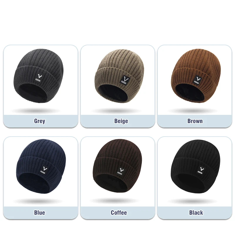 Beanie topi kupluk rajut pria  - Beanie Cuffed Knit ulasan dan harga