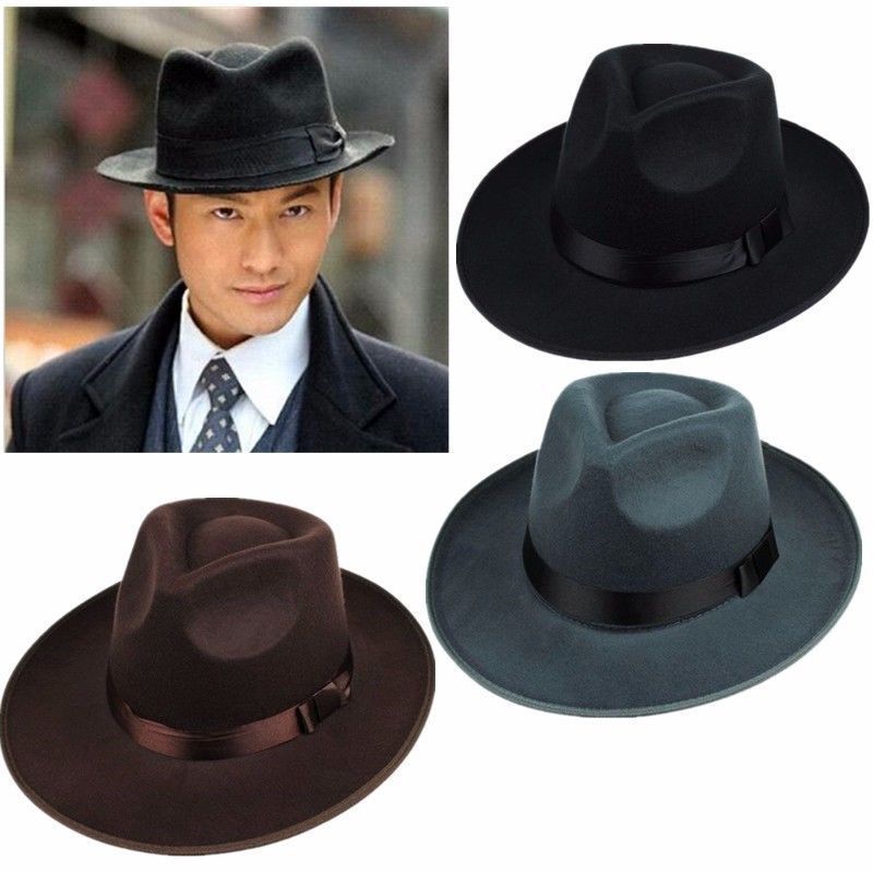 Keluaran Terbaru Topi Koboi Al - Fedora Hat Wool ulasan dan harga