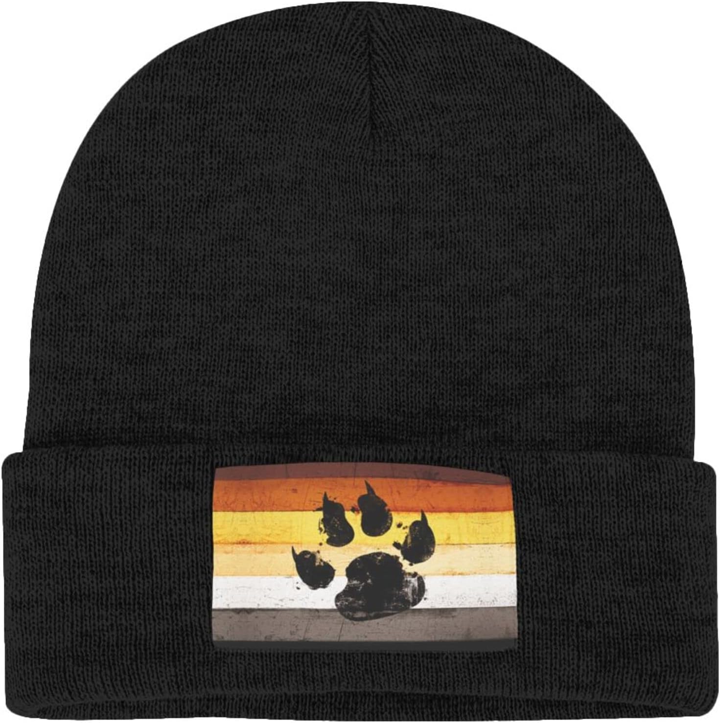 Topi Rajut Motif Gay Flag Bear - Beanie Cuffed Knit ulasan dan harga