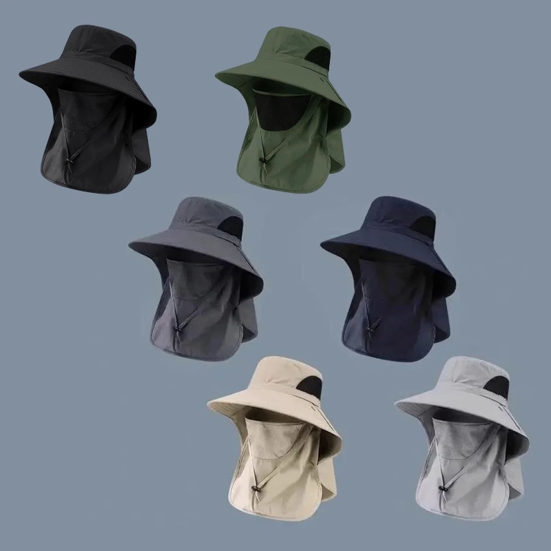 Topi Memancing Poliester denga - Sun Hat Wide Brim ulasan dan harga