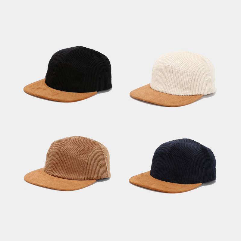 Topi Retro Corduroy 5 Panel de - Corduroy Cap 5 Panel ulasan dan harga