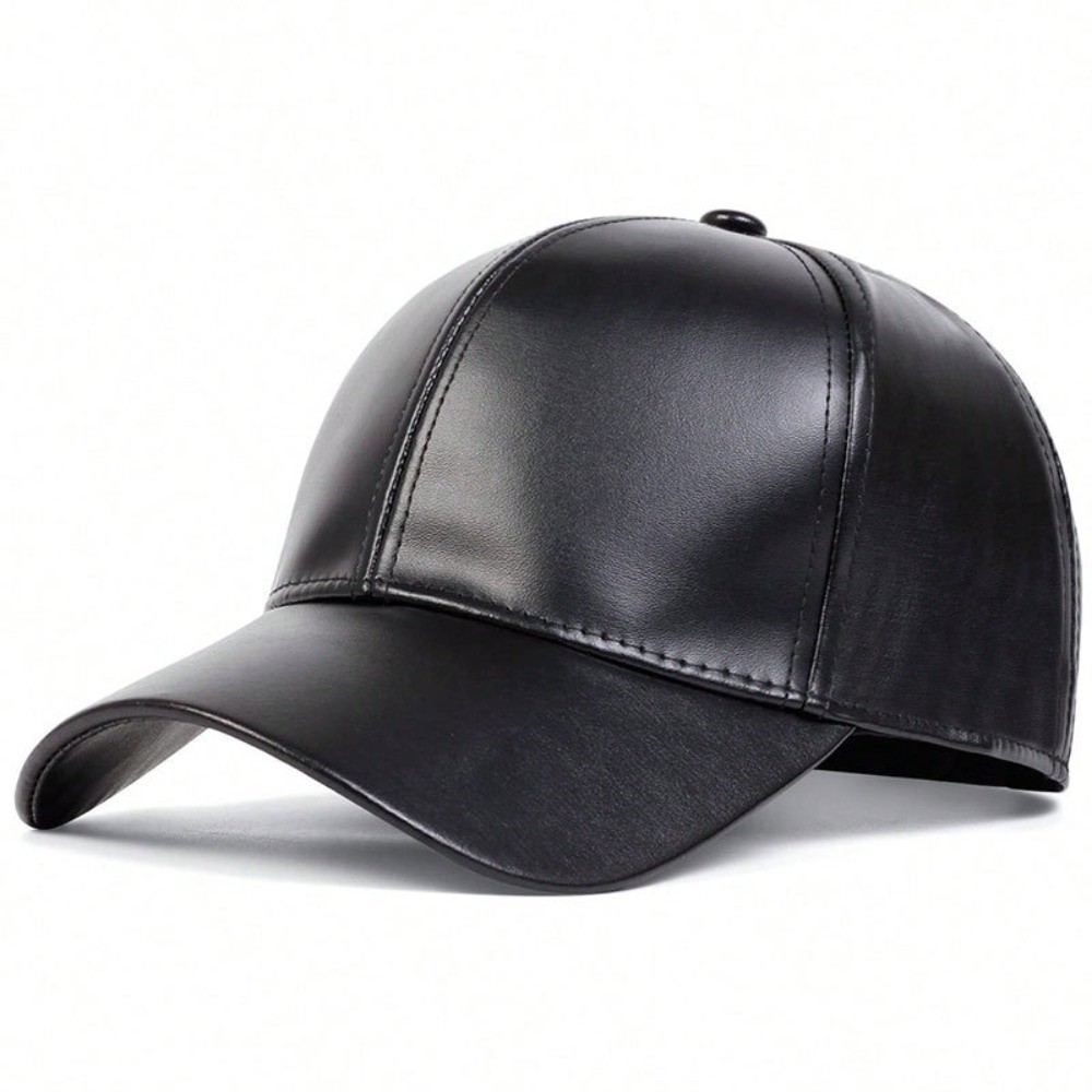 Topi Bisbol Solid PU Modis Top - Baseball Cap Structured ulasan dan harga