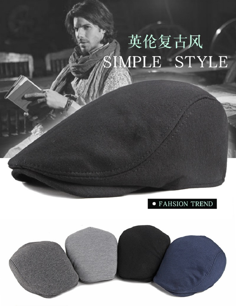 Topi datar tukang koran campur - Newsboy Cap Ivy ulasan dan harga